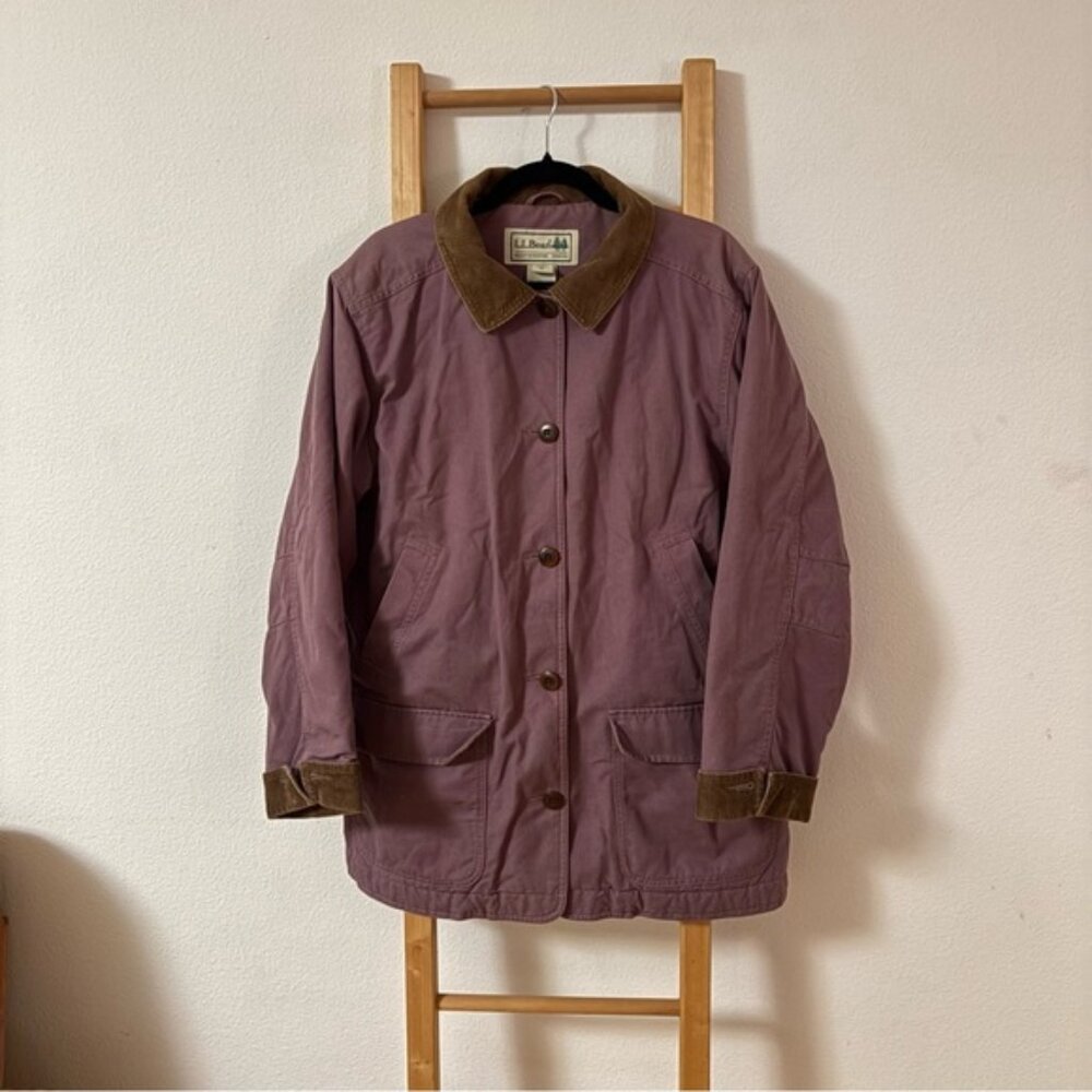 LL Bean 90s Vintage Womens Barn Coat~ XL ~ Purple ~ EXCELLENT condition